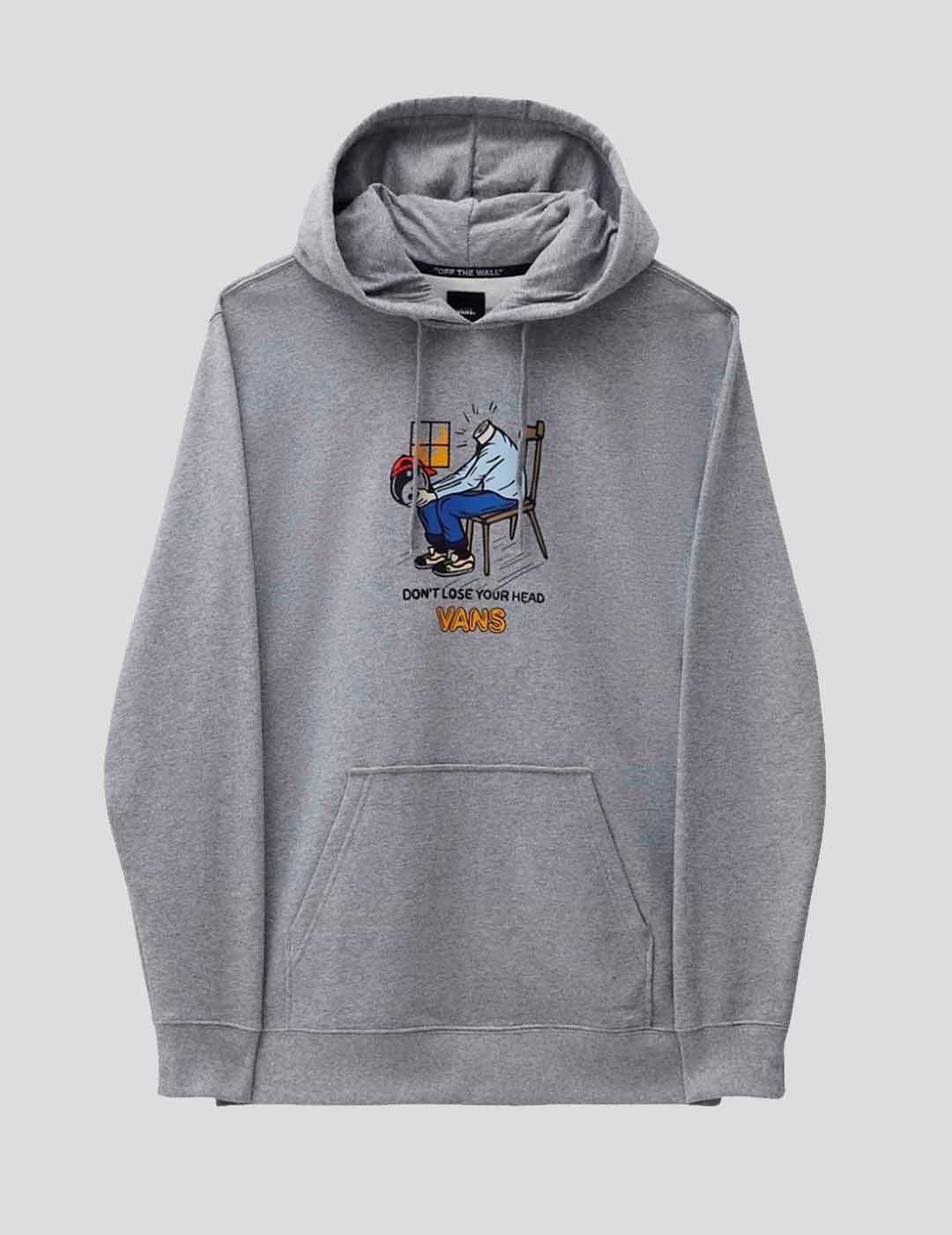 Felpa VANS skate grafica hoodie cemento Heather